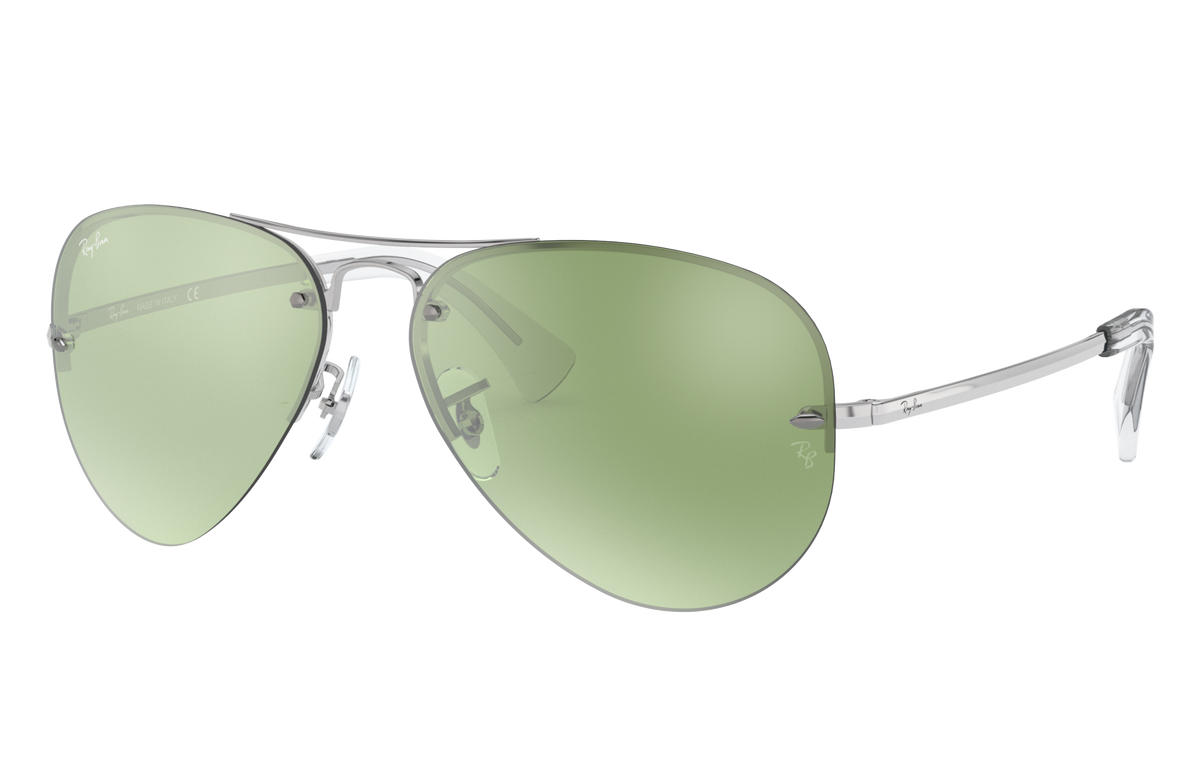 RB HIGHSTREET SILVER GREEN MIRROR - Gleam Gallery HN - vista 1