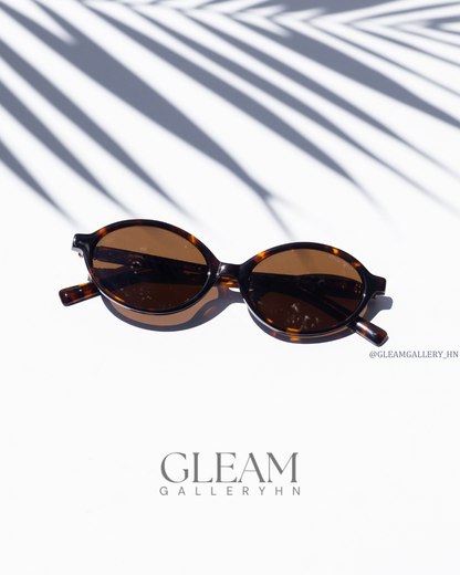 MIU MIU OVAL TORTOISE BROWN