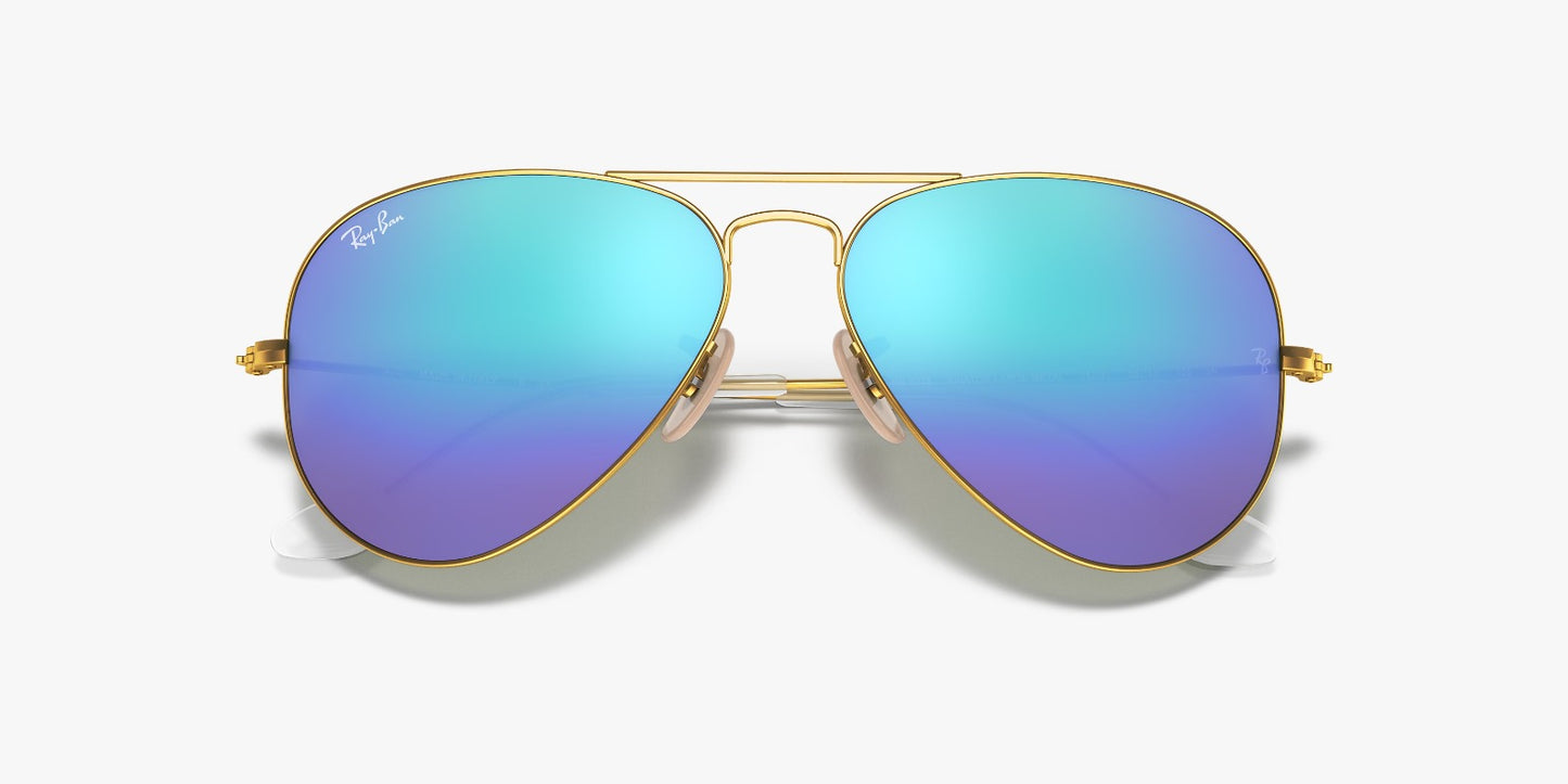 RB AVIADOR FLASH LENSES BLUE
