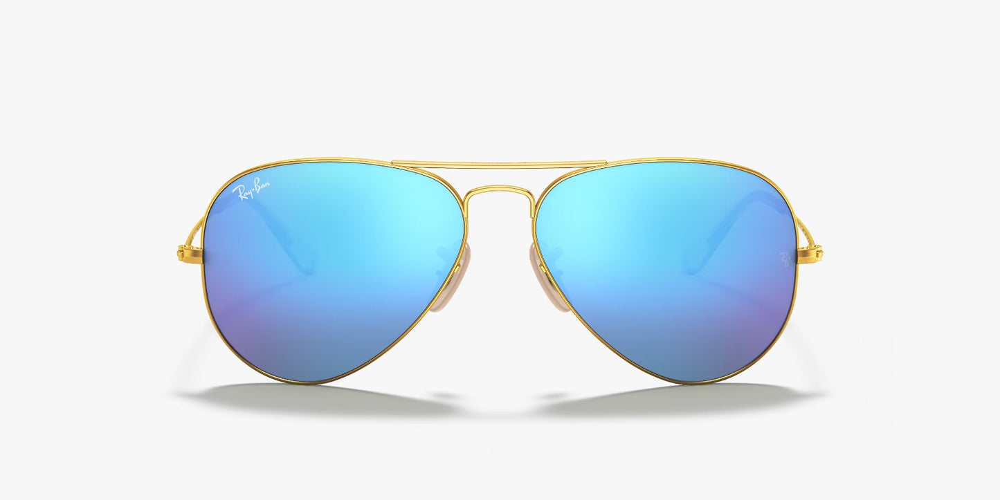 RB AVIADOR FLASH LENSES BLUE