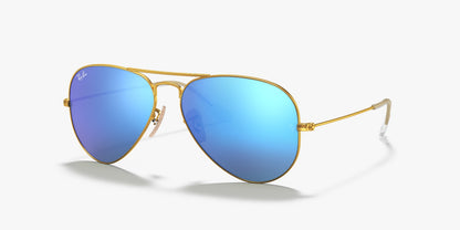 RB AVIADOR FLASH LENSES BLUE